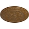 Ekena Millwork Exeter Ceiling Medallion (Fits Canopies up to 3 1/8"), 17 3/4"OD x 1 1/8"P, Smokey Topaz Crackle CM17EXSTC - alternate 3